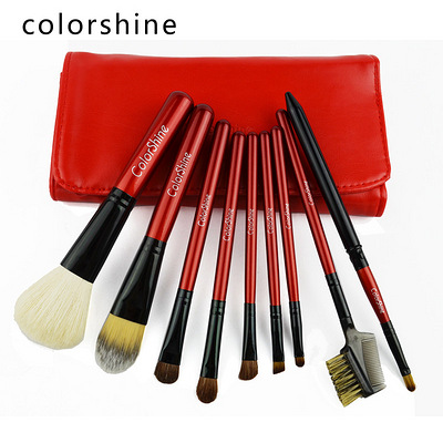 ColorShine\/彩萱9支动物毛化妆刷套刷 化妆工具
