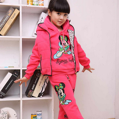 童装女童冬装2012韩版女大童秋装套装儿童服