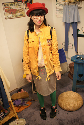 正品韩国外贸原单牛仔风衣休闲风衣外套小清新