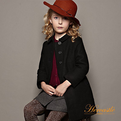 hercastle奢华童装波旁王朝皇家花园臻贵大衣