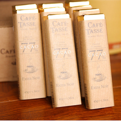 比利时进口黑巧克力咖啡特使77%可可黑巧克力