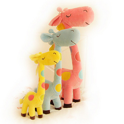 拉芙拓儿长颈鹿毛绒玩具七夕情人节礼物公仔玩