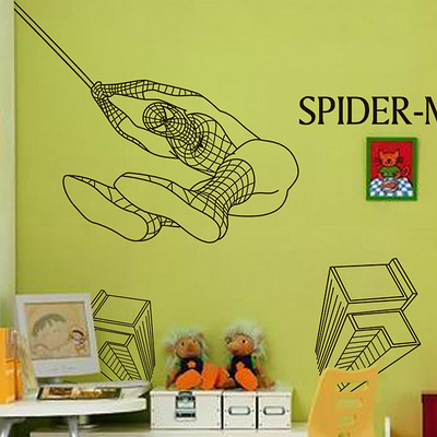 酷卡乐墙贴 卧室 客厅 电视背景墙 蜘蛛侠 儿童