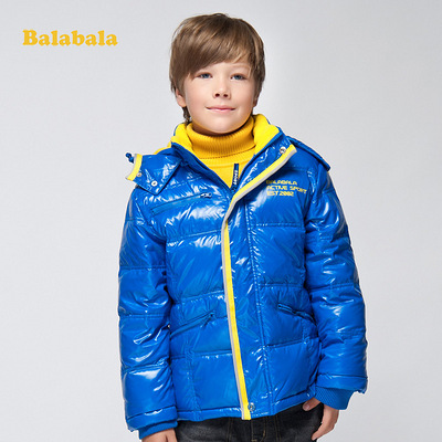 巴拉巴拉2012新冬款童装羽绒服 休闲高领短款