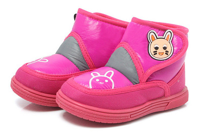 幼儿雪地靴 1-3岁男女童学步鞋 米菲儿宝宝鞋 