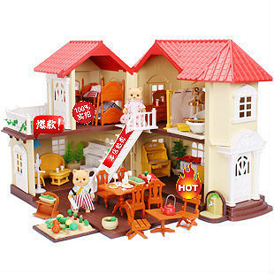 安德鲁玩具屋女童宝宝儿童娃娃屋森林小屋过家家玩具大别墅房子