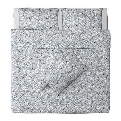 IKEA宜家代购特价布莱瓦双人被套和4个枕套白