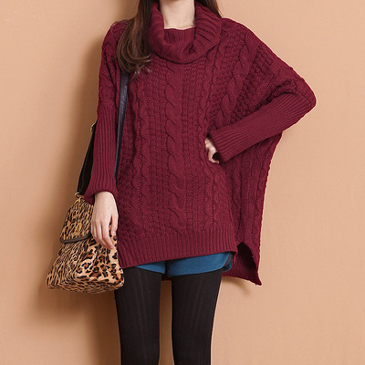 又见小夕^2012秋冬新款女装 复古风麻花纹理高