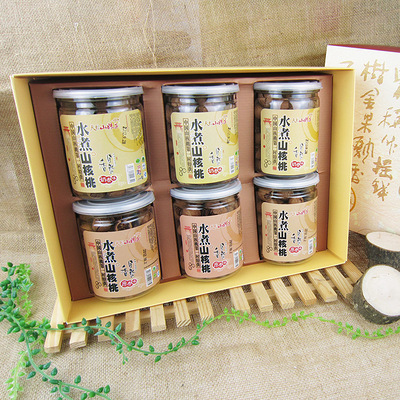 绿健网 天目<em>山妹子山</em>核桃精品礼盒 238g*6罐 -