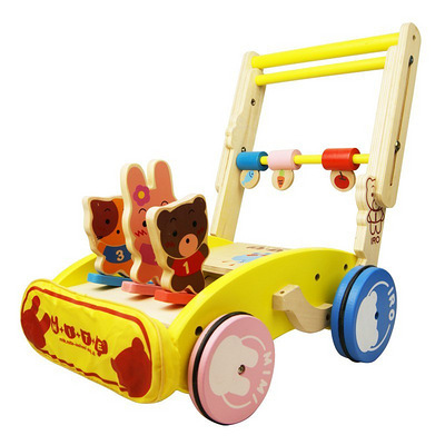 儿童玩具 1-3岁婴儿学步走路手推玩具车 宝宝助