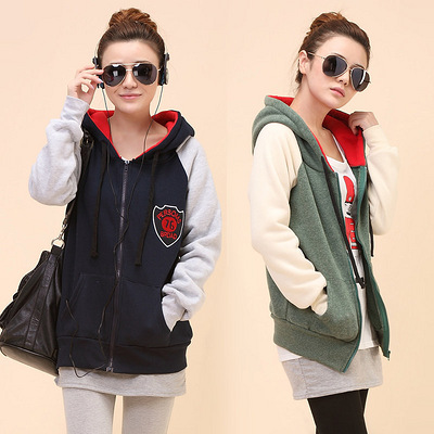 秋冬新款 女装帽衫卫衣女韩版学生装宽松大码