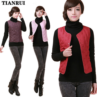 【添睿】2012新款冬装 女士内衣 修身羽绒背心