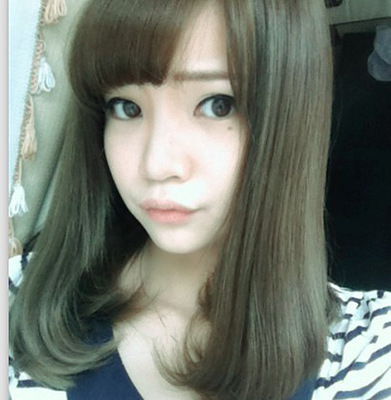 爆款流行!深闷青亚麻色~绿苔色~青褐色染发剂染