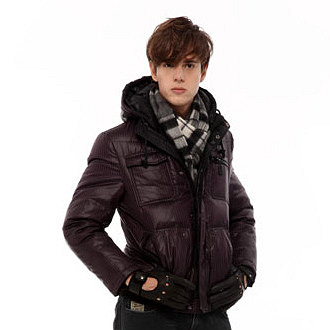 品牌直销促销庄驰ZC正品男士印花细格子短款