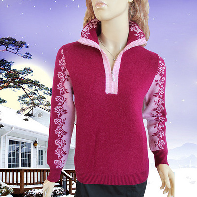 30000人购买12紫琪尔女式加厚羊绒衫女士新款