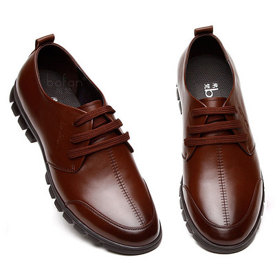 帛梵男鞋 潮流英伦韩版透气男士皮鞋男正品真