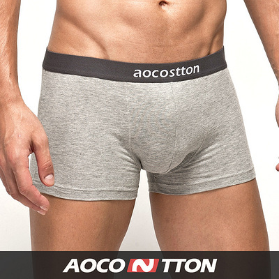 4条包邮 奥棉内裤 男士内裤 男 平角纯棉U凸男