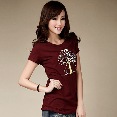 肥美人2013最新款胖MM大码女装精致优雅加大码短袖T恤