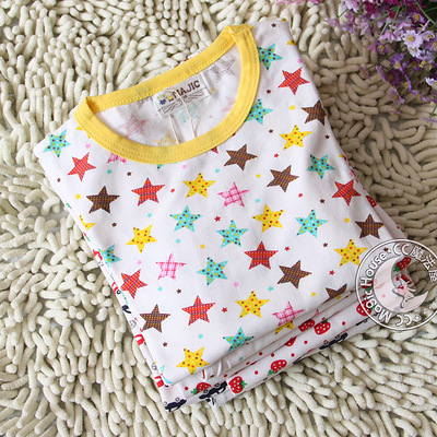 童装儿童内衣套装2013春装新款纯棉男童睡衣