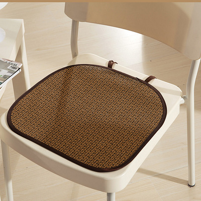 新款精品餐椅坐垫藤席垫子办公椅透气夏凉垫沙