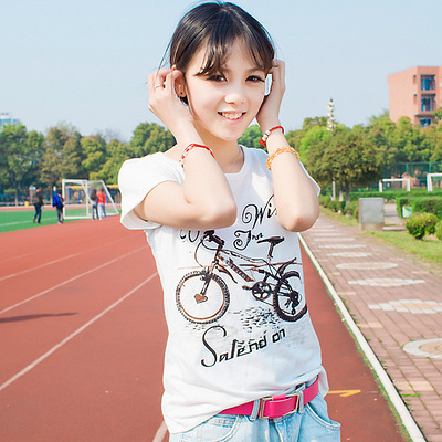 包邮2013春款女装韩版夏季新款t恤女修身打底