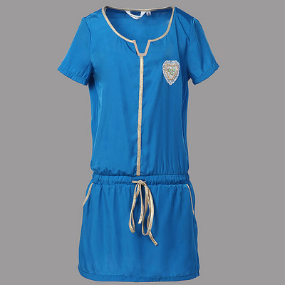 CHOSE2013新款假两件套连衣裙运动服 时尚