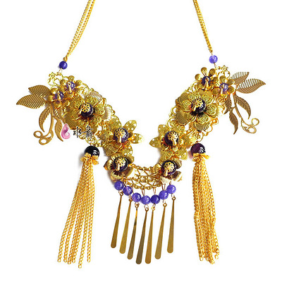 古装仙女发饰流苏额饰COS公主儿童眉心坠头