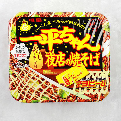 日本直送 明星夜店炒面 一平方便面\/盒面135g