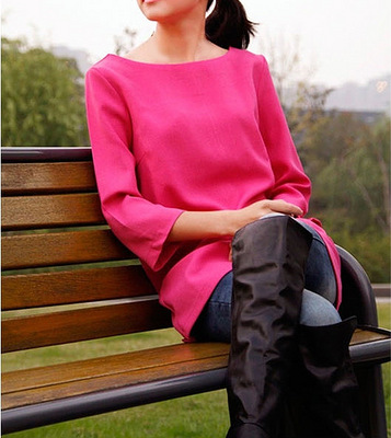 2013蘑菇街秋装新款韩版女装 优雅气质六色中