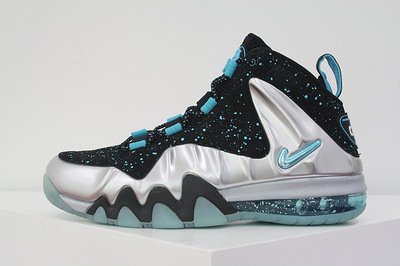 包邮正品现货nike barkley posite max巴克利 夜光黑银555097-040