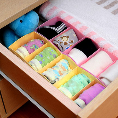 艺源内衣收纳盒 塑料 抽屉整理盒 毛巾内裤袜子