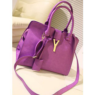 2013ss最in的Y扣包 欧美大牌紫色OL简约通勤