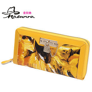 2013新款女士手包 品牌原创锁头花朵二折长款