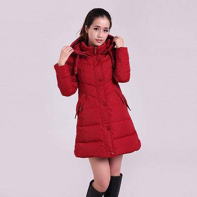 2013新正品帕瑞诗羽绒服中长女装修身时尚气