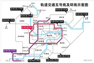 重庆地铁5号线线路图