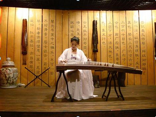 汉服古琴妹妹,我要用真情打动你!图片