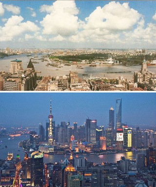 1.中国上海——1990年和2010年