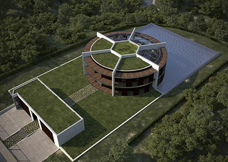 球星梅西的房子居然是足球形状的。_宁波装修