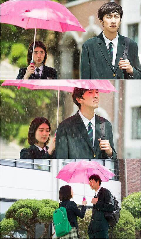 《心里的声音》李光洙,郑素敏雨中打伞 浪漫剧照公开