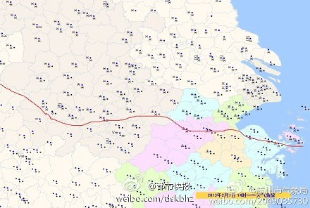 2月7日杭州天气:中央气象台发暴雪预警 这个春