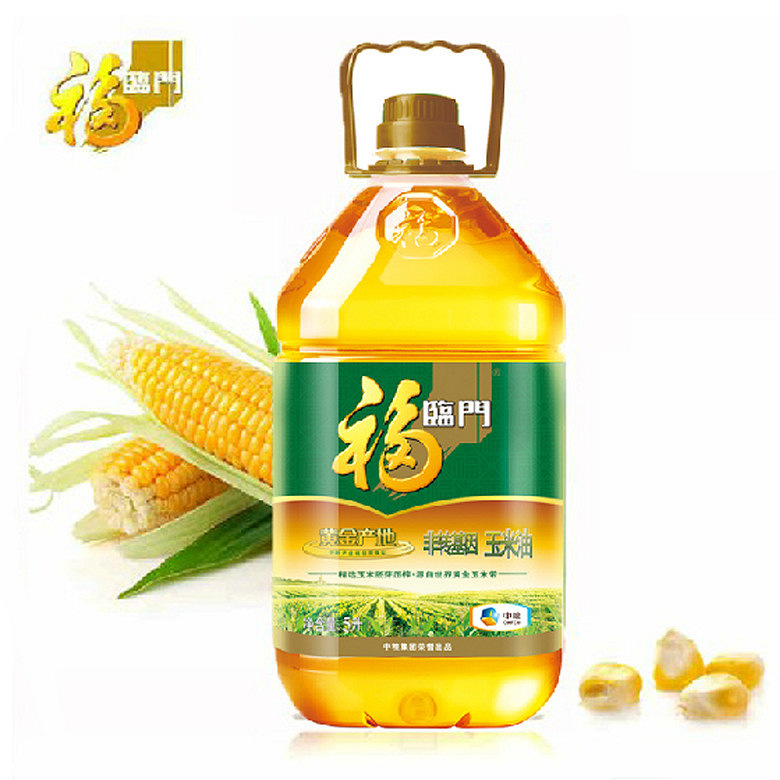 福临门黄金产地非转基因玉米油5L\/桶_杭州19