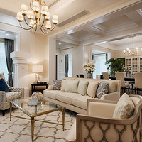 HOUZZE风格大厨房现代美式家【2016-2秀家大赛】户型图已更新