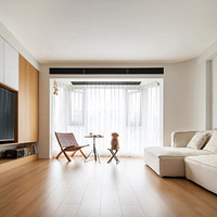 ֻ�а�ɫ�Ϳ���ɫ��120ƽ����ԭľ�磬��Ч������İ���