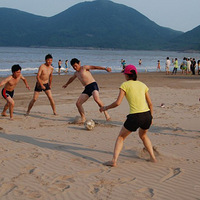 ��ɽ���ִ�ɳɳ̲ ԭ��̬֮��