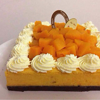 为小美眉做的南瓜芝士蛋糕