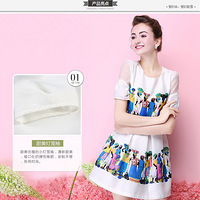 2015��װ�¿�ŷ��վʱ��Ӣ�׷�ӡ������A�����¶�������ȹ