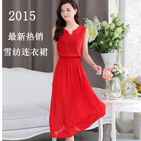 ��Ů����~2015���ļ�����ȹ����ͳ���ͨ�� ��ɫ������˿��ȹŮ��