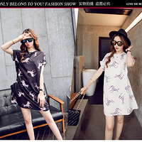 ����ʱ�аٴ��ɫС¹ӡ������T������ȹ