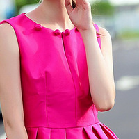 ŷ������2015�����¿�ŷ��ʱ�и߶�������Լ��ɫ����ȹ����ȹ ��