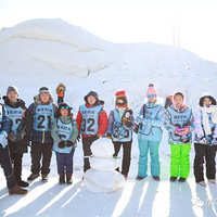 ����������Ӫ����һ���ֺ���ѩԭ�߽�ͯ��ѩ��